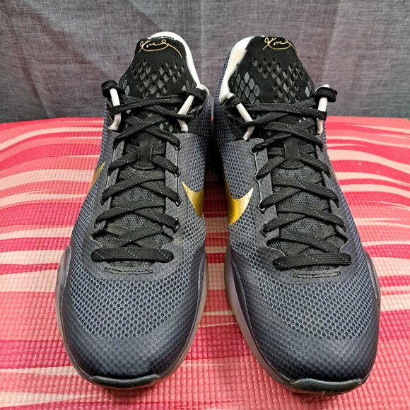 %Nike Kobe 10 Low Nike iD (777411 992) Shoes Size 13 Black Gold Number 45 ( A4 ) main image 16